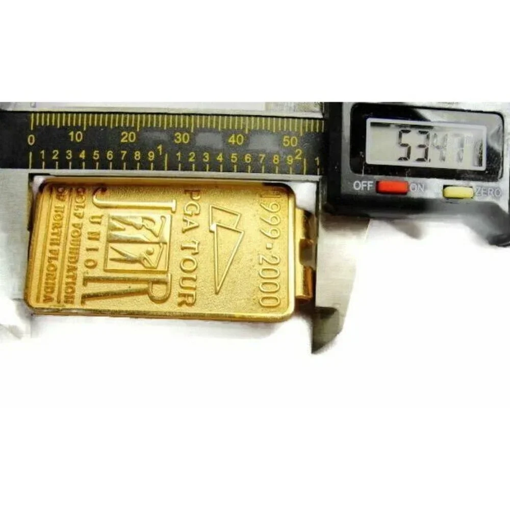 Money Clip Jr PGA Tour 1999-2000 Golf Foundation N Florida Gold T Cash ID Holder